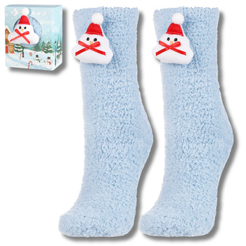 CIEPŁE SKARPETKI UROCZE BAŁWANKI 3D SKARPETY NA PREZENT UNIWERSALNE MORAJ