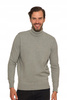 Sweter Męski z Golfem Klasyczny Bawełna Modny Wygodny Szary Golf MORAJ 