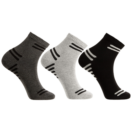 SKARPETY MĘSKIE MORAJ SKARPETKI ZA KOSTKĘ PASKI KLASYCZNE 3/4 3-PARY