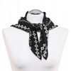 Duża BANDANKA Damska Czarna Chusta Apaszka na Szyję Chustka na Włosy MORAJ