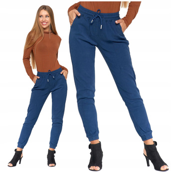 Spodnie Damskie Joggery Wiązane Moraj