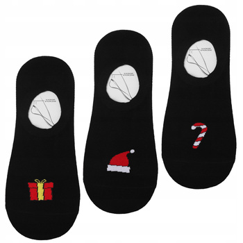 STOPKI ŚWIĄTECZNE Niskie Skarpetki PREZENT NA ŚWIĘTA 3-PAK MORAJ