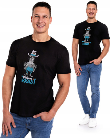 T-Shirt Męski Koszulka Męska 100% Bawełna MORAJ