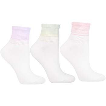 SKARPETY DAMSKIE PRĄŻKOWANY ŚCIĄGACZ SKARPETKI 3/4 KLASYK MORAJ 3-PAK