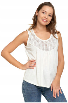 Bluzka Damska Elegancka Ozdobny Dekolt MORAJ