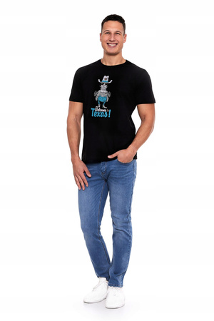 T-Shirt Męski Koszulka Męska 100% Bawełna MORAJ