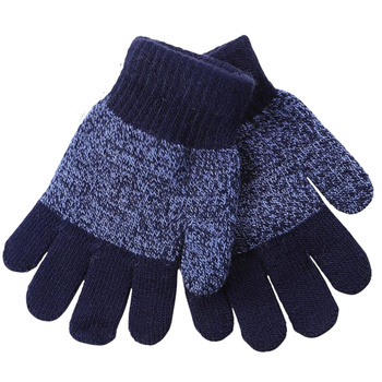 RĘKAWICZKI DZIECIĘCE PIĘCIOPALCZASTE CIENKIE KLASYCZNE NA ZIMĘ MORAJ 16CM