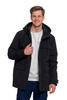 KURTKA ZIMOWA MĘSKA Z KIESZENIAMI I KAPTUREM MODNA WYGODNA MORAJ
