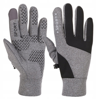 Rękawiczki męskie zimowe dotykowe sportowe Moraj
