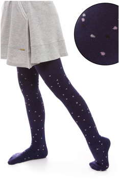 Rajstopy Dziewczęce w Kropki Bawełna MORAJ