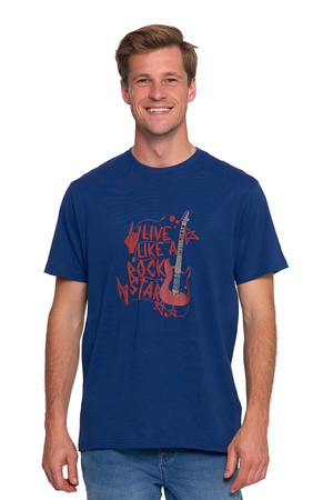 T-SHIRT MĘSKI KOSZULKA Z KRÓTKIM RĘKAWEM MODNA BLUZKA STYLOWA MORAJ