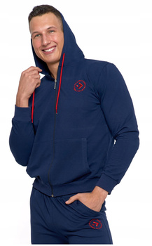 MORAJ Bluza Męska rozpinana z kapturem