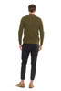 Sweter Męski Ze Stójką Zapinany Pod Szyją Elegancki Sweterek Ciepły MORAJ 