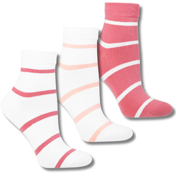 SKARPETY DAMSKIE 3/4 SKARPETKI MORAJ W PASKI KOLOROWE ZESTAW 3-PAK
