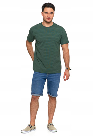 T-Shirt Męski Klasyczny Koszulka na Krótki Rękaw Modne Wzory MORAJ 