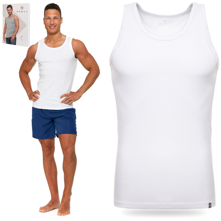 PODKOSZULKA MĘSKA TANK TOP KOSZULKA PODKOSZULEK 100 % BAWEŁNA MORAJ 