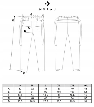Spodnie Damskie Eleganckie Modne z Wysokim Stanem Gumka w Pasie MORAJ