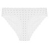 Figi Damskie Klasyczne Bawełniane Bikini Koronka w Kropki MORAJ 3-pak 