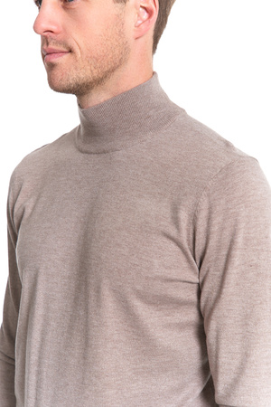 ELEGANCKI SWETER MĘSKI PÓŁGOLF KLASYCZNY GŁADKI MODNY DOPASOWANY MORAJ