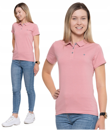 Koszulka Polo Damska PREMIUM Klasyczna Polówka Bawełniana Modna MORAJ 