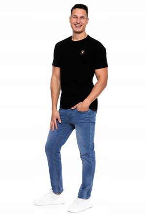 T-Shirt Męski Koszulka Bawełna Naszywka MORAJ