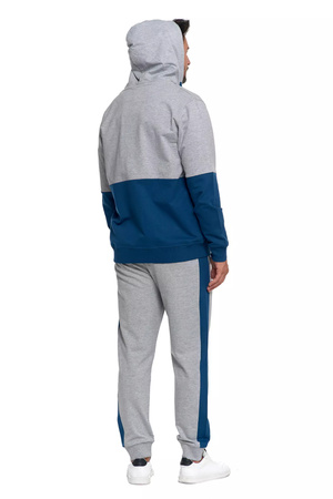 BLUZA MĘSKA DRESOWA Z KAPTUREM NA ZAMEK KLASYCZNA ROZPINANA MORAJ