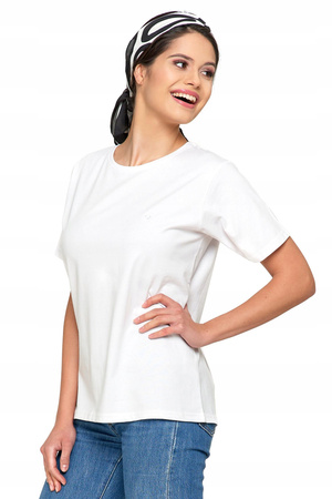 T-Shirt Damski Bawełna PREMIUM Luźna Koszulka Wygodna Gładka MORAJ 