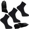 MORAJ Skarpetki 3/4 Czarne 3 PARY SOCKS 
