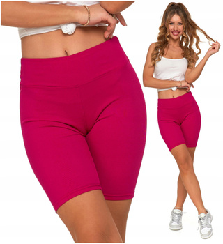 Kolarki Szorty Krótkie Getry Legginsy Prążkowane Modny Kolor MORAJ