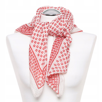 APASZKA DAMSKA Chusta Styl Retro Szalik na Szyję Mały Szal Elegancki MORAJ