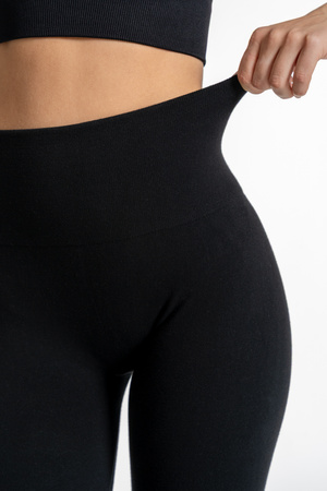 LEGGINSY DAMSKIE OCIEPLANE GETRY Z WYSOKIM STANEM I SZEROKI PAS MORAJ