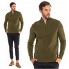 Sweter Męski Ze Stójką Zapinany Pod Szyją Elegancki Sweterek Ciepły MORAJ 