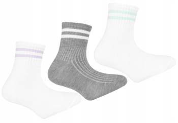 Skarpetki Dziecięce za kostkę Szeroki Ściągacz Bawełna MORAJ 3 pary