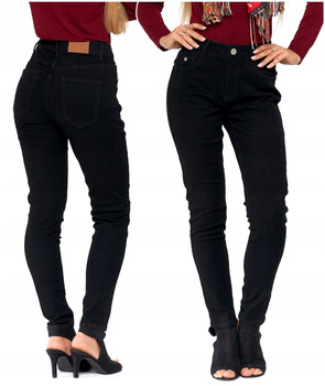 Spodnie Damskie Jeansowe mom fit Pasek MORAJ