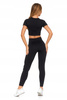 CROP-TOP DAMSKI z Krótkim Rękawem Stylowy Koszulka Sportowa MORAJ