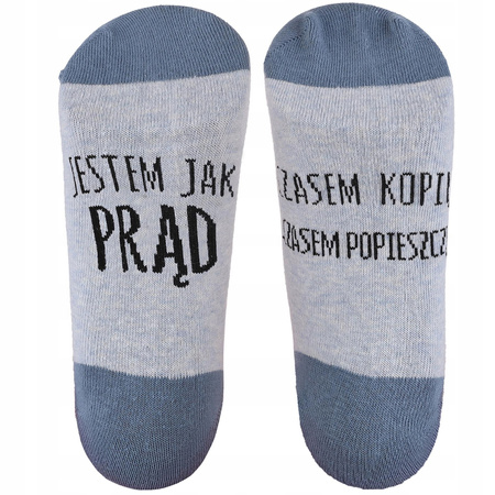 Niskie Skarpetki Damskie Napisy MORAJ 3-pary 