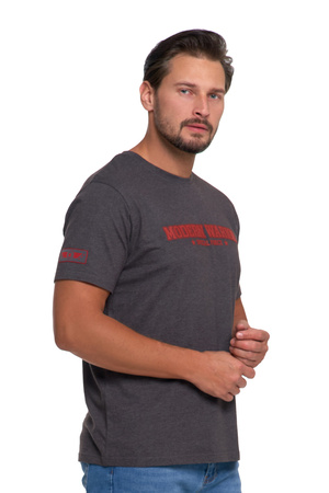 T-SHIRT MĘSKI STYLOWA KOSZULKA Z KRÓTKIM RĘKAWEM MODNA BLUZKA MORAJ