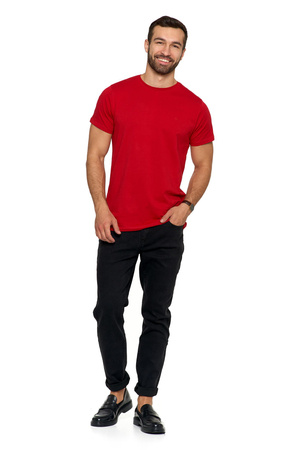 T-Shirt Męski Koszulka PREMIUM na Krótki Rękaw Bawełna Czesana MORAJ