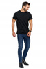 T-SHIRT PREMIUM MĘSKI Koszulka Gładka Bluzka Haft Logo Bawełna MORAJ 