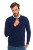 Elegancki SWETER MĘSKI Klasyczny Okrągły Dekolt Modny Kolor MORAJ 