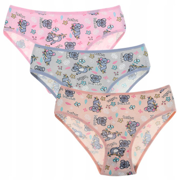 Figi Dziewczęce Majtki Klasyczne Bawełniane Misie Koale MORAJ 3 szt.