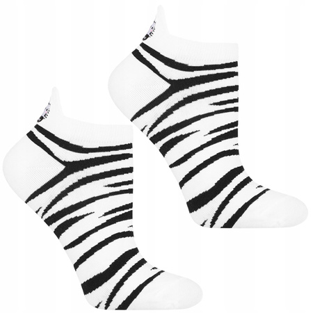 Skarpetki Stopki Damskie Niskie Skarpety ZEBRA Urocze MORAJ 3-PAK 