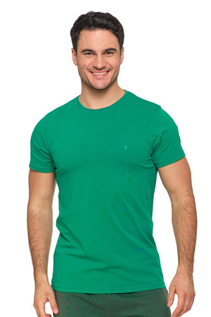 T-SHIRT PREMIUM MĘSKI Koszulka Gładka Bluzka z Haftem Logo MORAJ 