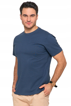 T-Shirt Męski Klasyczny Koszulka na Krótki Rękaw Modne Wzory MORAJ 