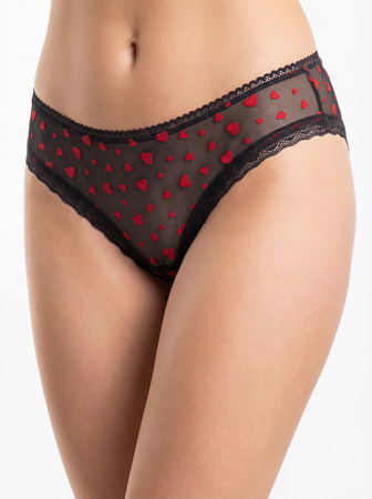 FIGI DAMSKIE Z SIATECZKI ELEGANCKIE MAJTKI SUBTELNE MORAJ 2-PAR