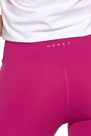 SPORTOWE LEGGINSY DAMSKIE WYSOKI STAN GŁADKIE KRYJĄCE MODELUJĄCE MORAJ
