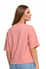 Luźny T-SHIRT DAMSKI Koszulka Bawełniana Bluzka z Krótkim Rękawem MORAJ 