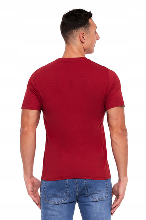 T-Shirt Męski Koszulka Bawełna Naszywka MORAJ M