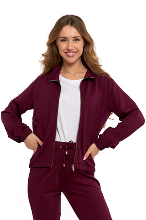 DRES DAMSKI SPODNIE DRESOWE ZWĘŻANA NOGAWKA BLUZA ROZPINANA KLASYK MORAJ 