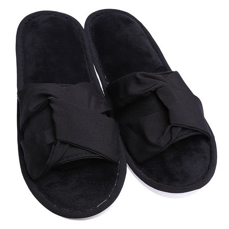 KAPCIE DAMSKIE KLAPKI DOMOWE KLASYCZNE PAPCIE BAMBOSZE MORAJ